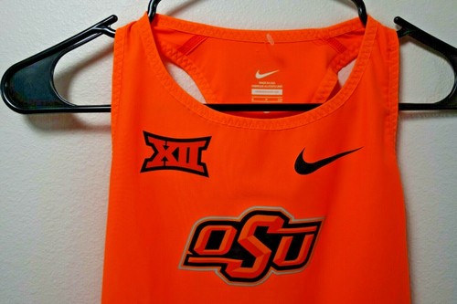 Nike Pro Elite Women's OSU XII Oklahoma State Cowboys Speed Suit singlet small - Picture 2 of 8