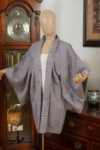 DEAR VANILLA JAPANESE KIMONO HAORI JACKET FOR WOMEN AUTHENTIC JAPAN MADE VINTAGE - Picture 2 of 7