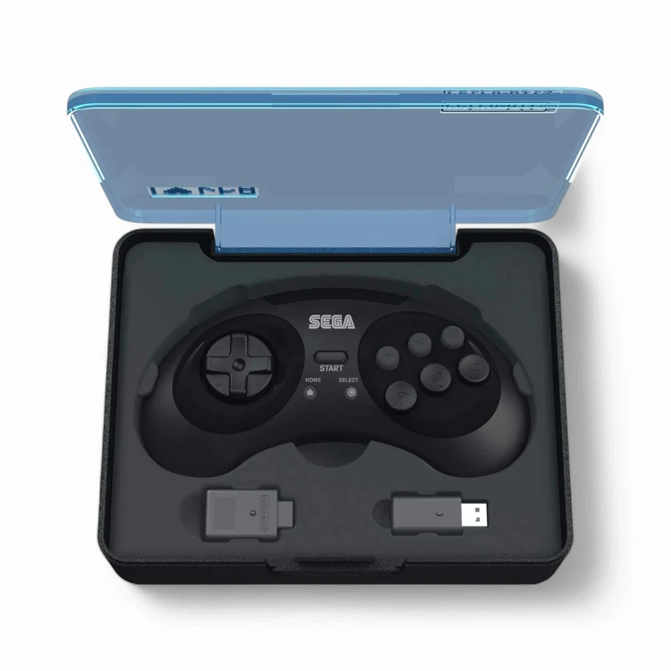 Retro-bit Official SEGA 8-Button Arcade Pad 2.4G Wireless for Mega Drive PC Mac - Bild 2 von 4