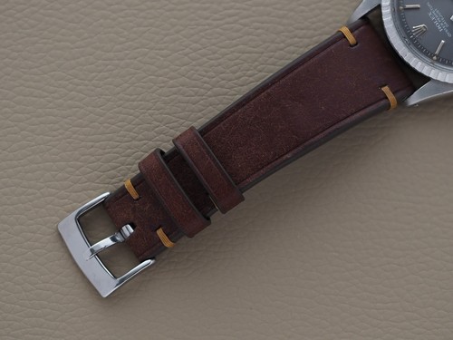 Rolex Datejust 1603 Grey Lavender Dial 1966 36mm On Wristwatchme Leather Band - Picture 6 of 13