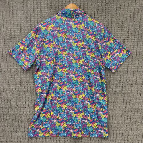 Men's Chubbies Tropical Bunch Short Sleeve Performance Polo Shirt Size L - Picture 3 of 5