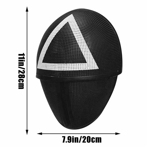 NEW SQUID GAME FULL Mask Frontman Square Circle Triangle High Qualit Mask HOT!*& - Picture 6 of 20