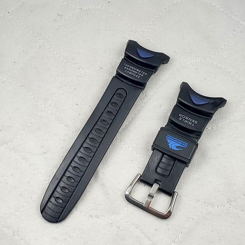 GENUINE CASIO SEA-PATHFINDER SPF-40 BLACK MEN'S WATCH BAND STRAP  - Picture 2 of 10