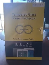JETech Screen Protector/ Tempered Glass For Fire HD 8 ~New~