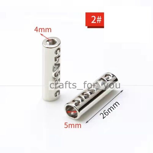 Cord Stoppers Metal Drawstring Parts String Toggles Ends For Hoodie Clothes Pant - Picture 8 of 11