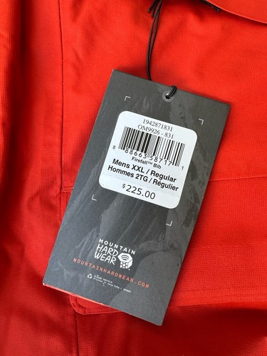 Mountain Hardwear FireFall Bib Pant Men’s Insulated Bib Overalls 2XL XXL NEW - Picture 5 of 15