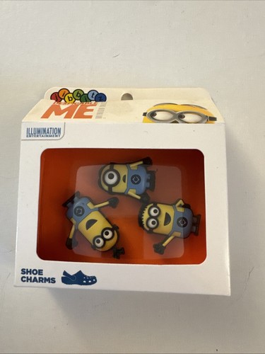 Neu Minions 3er Pack Crocs Crocs Jibbitz Charms J43