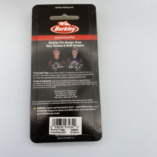 Berkley Flicker Shad 5 Flottenfarm exklusiv blutig froggy (3er-Pack) SCHNELLER VERSAND - Bild 2 von 3