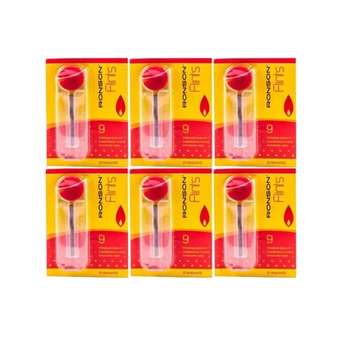 RONSON LIGHTER FLINTS 9 Per Pack 216 Flints Bronze Standard Size Multi listing - Picture 4 of 4