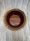 Vintage Hull Crestone Oven Proof USA Bowl 7.75”Brown Drip Bowl Very Nice !!!