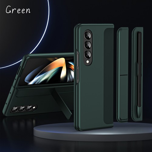 Matte Hard PC Armor Case Fr Samsung Galaxy Z Fold 5 4 Kickstand Pen Holder Cover - Picture 15 of 23