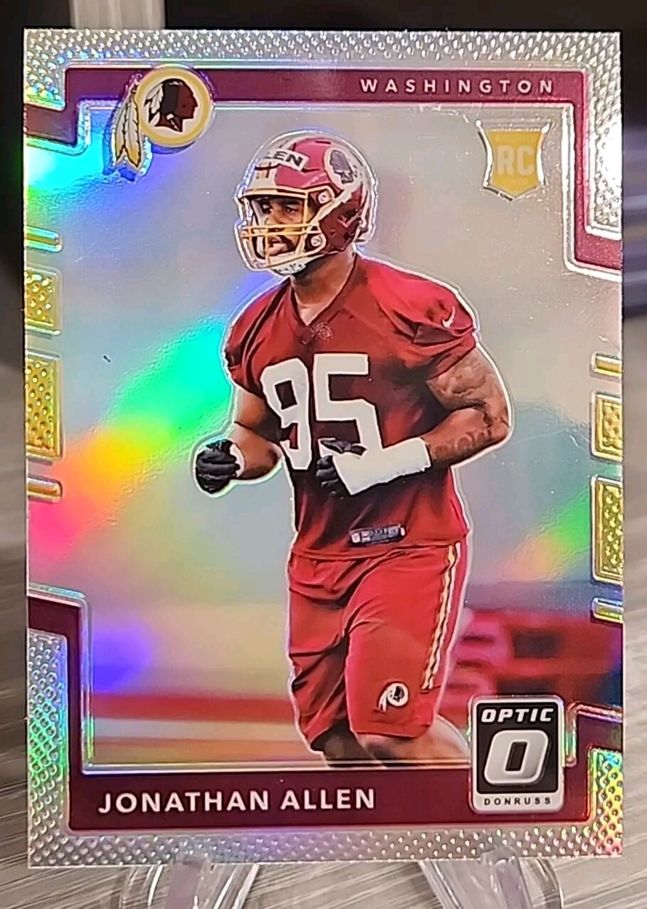 Jonathan Allen 2017 Panini Donruss Optic Rookie Silver Prizm Holo #138 RC