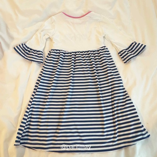 Monday’s Child Girls Pencil Stripe Dress “Sophie” Long Sleeve Size 7 (EXCELLENT) - Picture 2 of 3