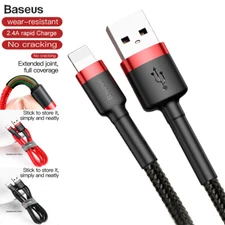 Nylon Fast Charging USB Cable Charger For iPhone 8 7 6 XR XS 11 12 13 14 Pro Max