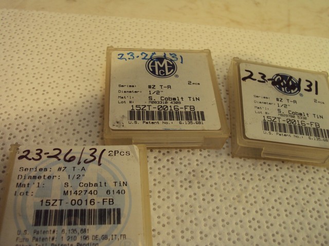 3//4 DIAMETER SERIES 1 T-15 TIN COATED SPADE DRILL INSERT YG-1 G-1-1-3-2
