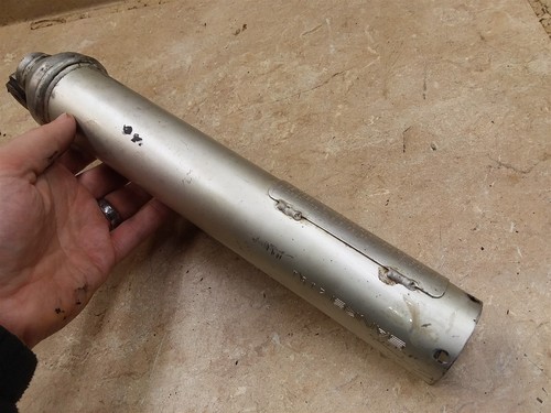Honda 125 CR CR125-R OEM Exhaust Muffler Body KA3 1984 NO Baffle A16 AP-259 - Picture 9 of 11