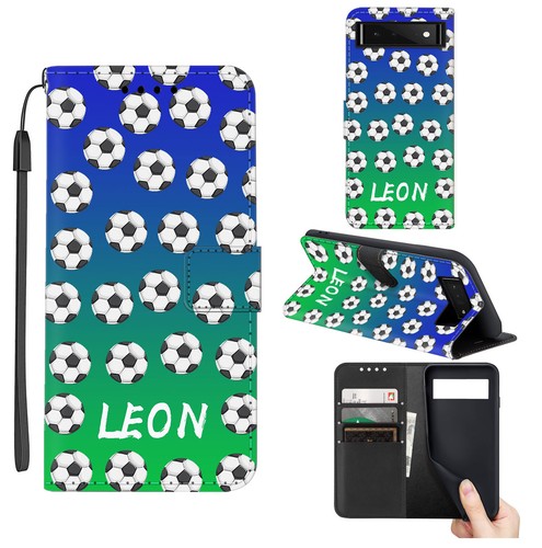 Personalised Leather Case Magnetic Cover For Google Pixel 9A 8A 8 7 6 Pro 7A 6A - Picture 42 of 52