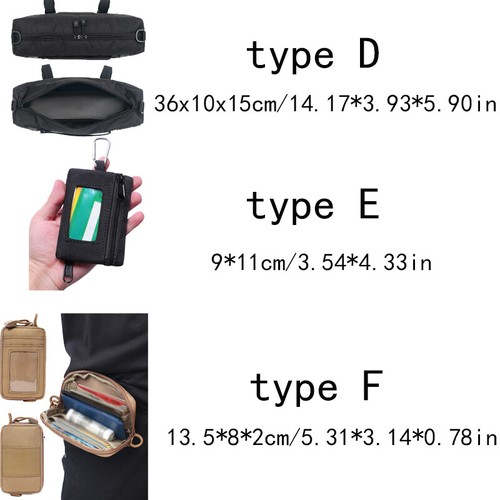 Militärische Taktische Gürteltasche Telefon Aufbewahrungstasche Zubehör Tasche - 第 3/19 張圖片