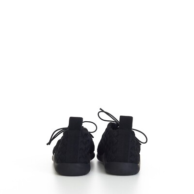 スニーカー Bottega Veneta Intrecciato Lace-Up Plat Sneaker Black Bottega Veneta - PLAT Sneakers | HBX - Globally Curated