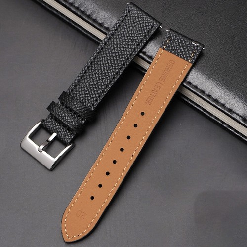 20MM Band For Omega x Swatch Bioceramic Moonswatch Leather Watch Strap - Picture 31 of 39