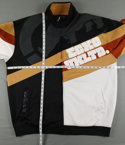 Echo Unltd 3XL Mens Jacket Logo Full Zip Colorblock FLAW - Picture 12 of 13