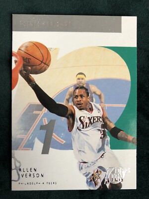 その他 Allen Iverson rc auto topps Allen Iverson 1996-97 Topps Finest Sterling Rookie Card W