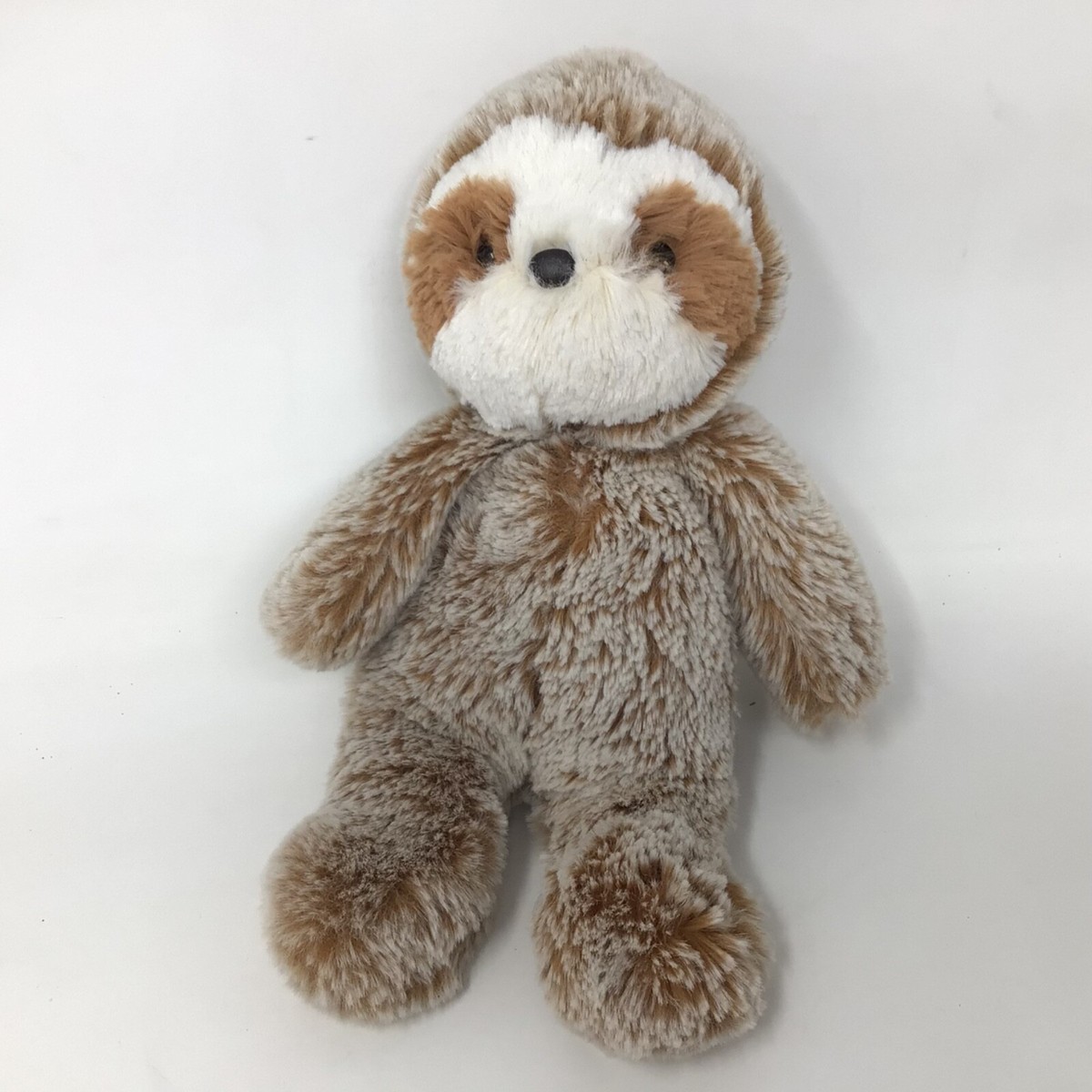 Aurora Baby Sloth Frost Brown Tan Plush Stuffed Animal Lovey 9