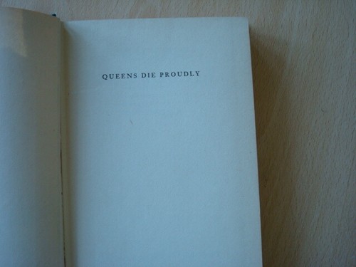 Queens Die Proudly by W. L. White 1934 - Bild 2 von 2