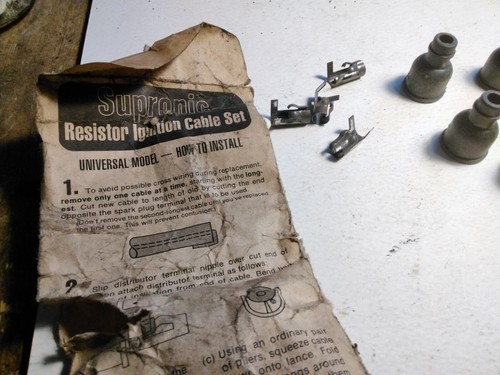 Supronic Resistor Ignition Cable Set.. (Incomplete Set) Original - Picture 3 of 5