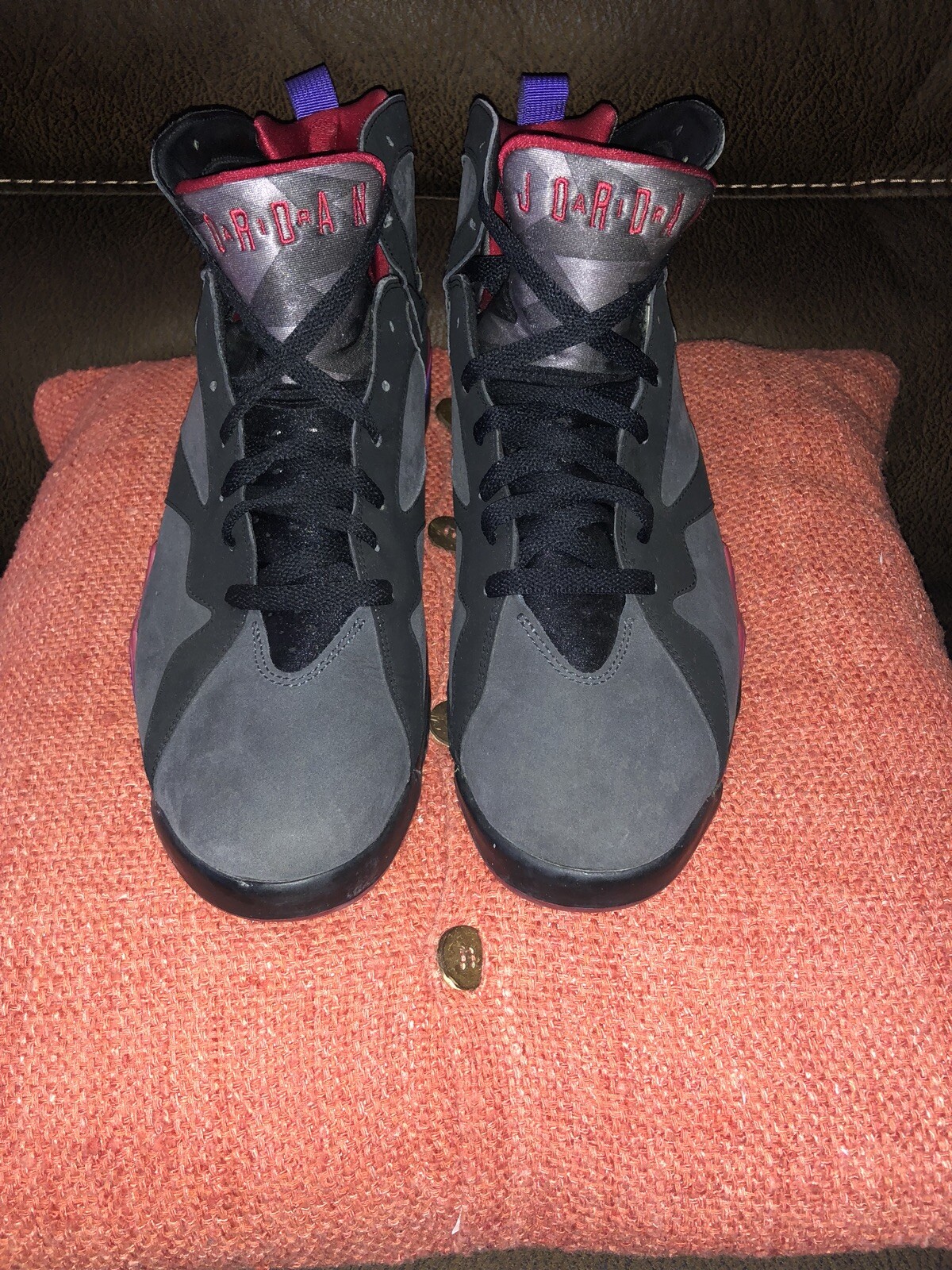 Worn Once Nike Air Jordan Retro 7 Raptor 2012 Size 11.5 304775 018 Worn Once Nike Air Jordan Retro 7 Raptor 2012 Size 11.5 304775 018