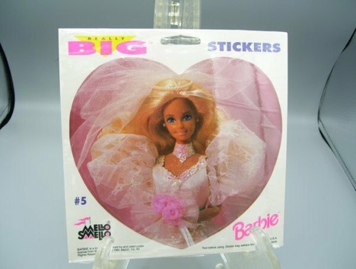 Mello Smello #5 Really Big Barbie Sticker...New Mello Smello Really Big Bar - Picture 2 of 4