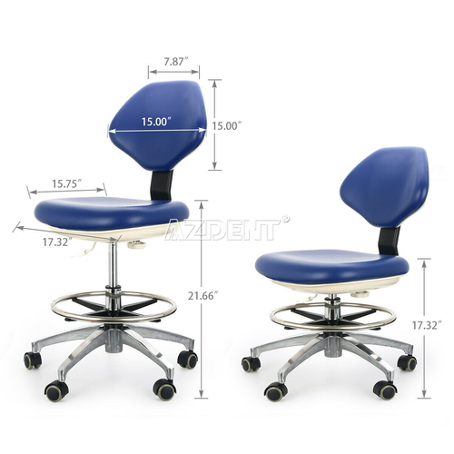Silla plegable Dental portátil taburete de trabajo para dentista y médico Pu - Imagen 29 de 35