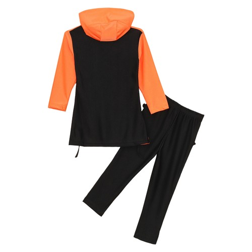 Kids Girl's Swimwear Sun Protection Hooded Shirt With Trousers Sports Swimsuit - Picture 31 of 48