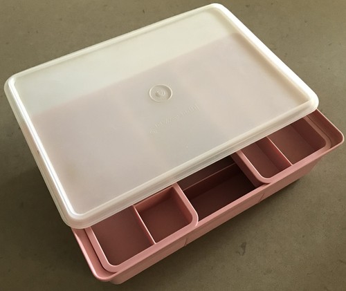 VINTAGE TUPPERWARE TUPPERCRAFT CONTAINER - CRAFT BOX - Purchased new -CLASSIC! - Picture 2 of 9