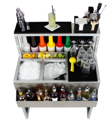 Postazione Bancone BAR SMONTABILE da BARMAN Barista Workstation 120 cm Postazione Bancone BAR SMONTABILE da BARMAN Barista Workstation 120 cm