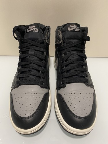 Nike Air Jordan 1 Retro High OG Shadow 2013 Black Soft Grey 555088 014 Size 9.5 - Picture 4 of 10