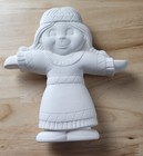 Ready To Paint Ceramic Bisque Native American Female 7.5"x7.5"x1.5"