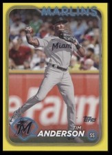 2024 Topps #560 Tim Anderson Yellow