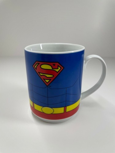 Superman DC Comics ceramic coffee mug with superman outfit graphics - Picture 3 of 5