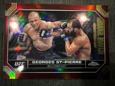 2024 Topps Chrome UFC Georges St Pierre Magenta Refractor #68