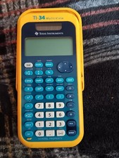 ti-34 multiview calculator yellow