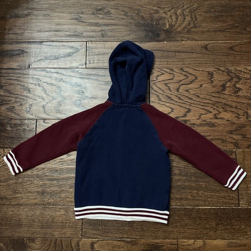 Ralph Lauren Baby Snap Button Sweater Varsity Bomber Hooded Jacket Size 18 Month - Picture 3 of 3