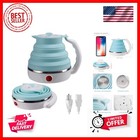 Foldable Electric Travel Kettle, Dual Voltage Portable Electric Kettle, Collp...