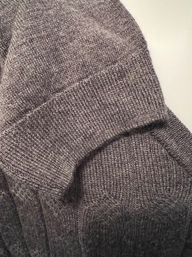 NEW 4XLT 4XT 4XL TALL TURNBURY Merino Wool V-Neck Sweater Charcoal GREY GRAY $98 - Bild 3 von 3