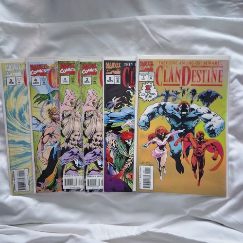 ClanDestine Marvel Comics, Lot #1-5, X-Men/Clandestine Two Of #3 All New - Picture 2 of 10