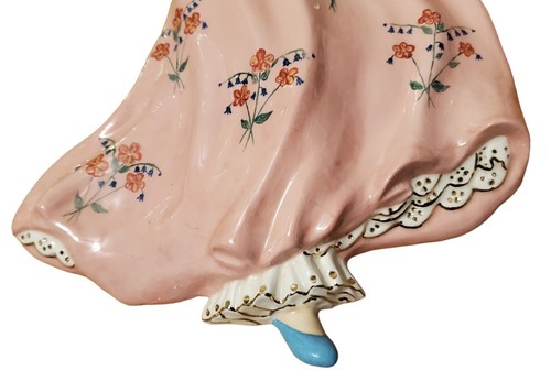 Vintage Bo Peep Schaf Kinderzimmer Baby Hängedeko 50er Jahre Kreide Form Set - Bild 8 von 23