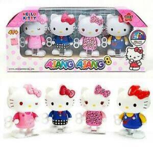  Hello  Kitty  Wind up Walking  Figure 4 Pieces Set eBay