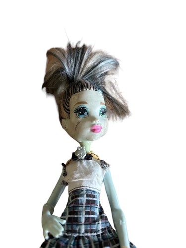 Monster High Frankie Stein Doll 2008 Head 2015 Body Mattel Fashion Doll w/Dress - Picture 4 of 8