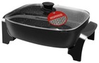 	Elite Gourmet EG-6203# Extra Deep 16"x13"x3.2" 10.5Qt. Scratch Resistant Easy	