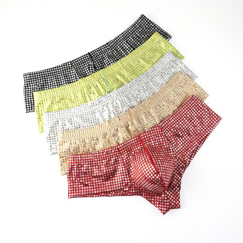 Sexy Low Rise Boxershorts Mini Trunks Men U Pouch Underpant Gay Underwear Short^ - Picture 4 of 19